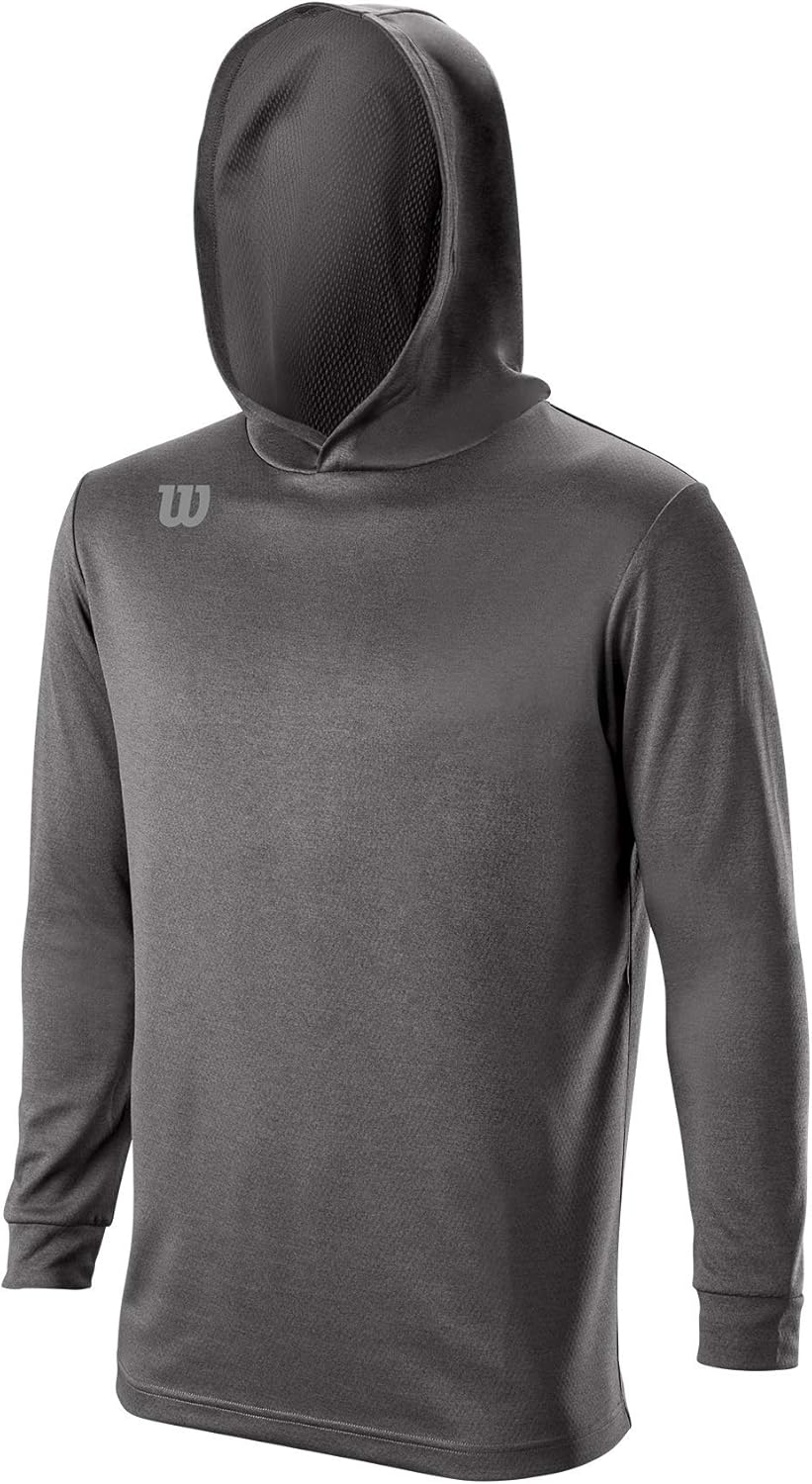 Wilson Sporting Goods Men's Basketball Shooting Hoodie Small Charcoal