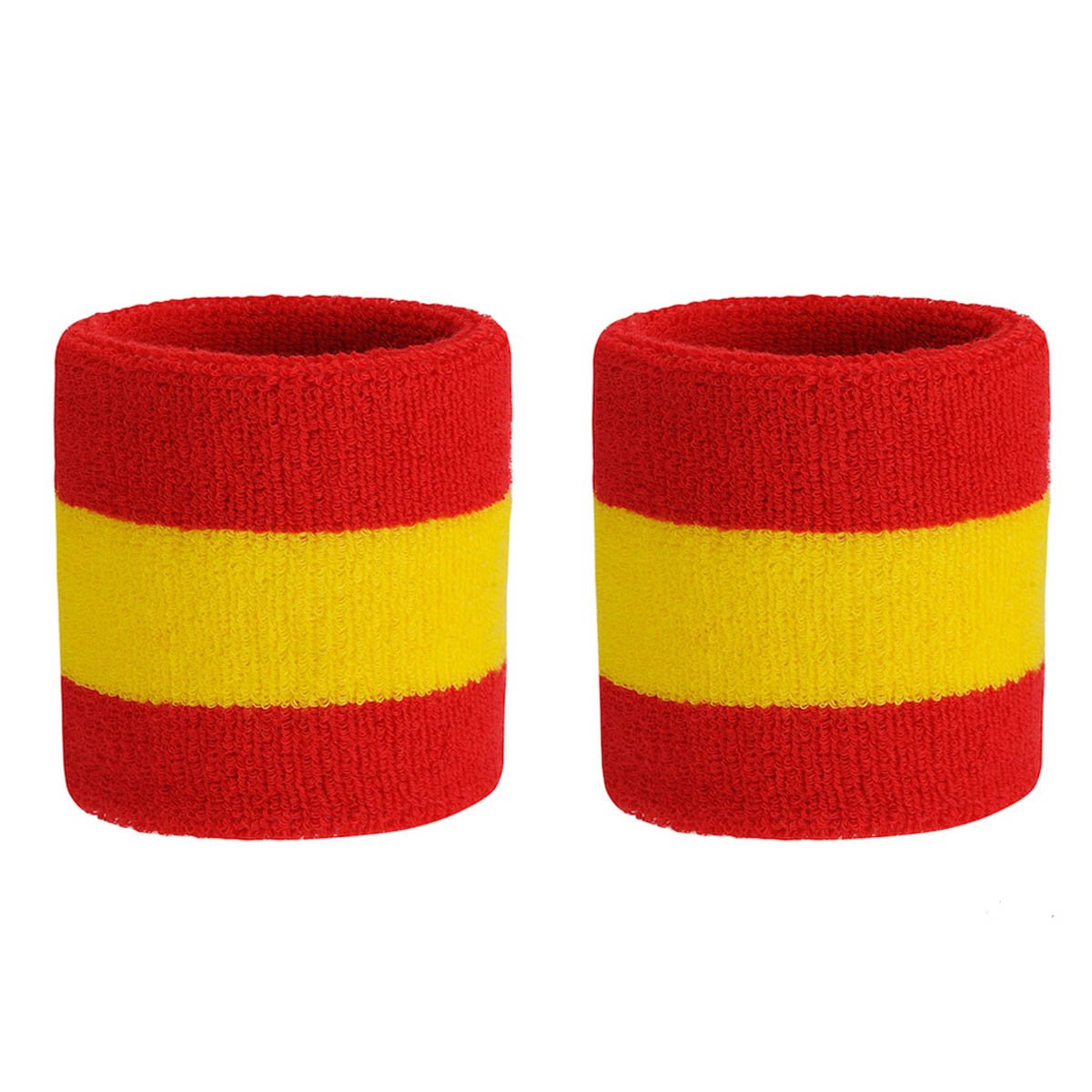 ONUPGO Wristband Sweatbands for Men and Women - Athletic Cotton Terry Cloth Wrist Bands Sport Sweat Band for Basketball, Tennis, Football, Baseball, Running, Gym (1 Pair)