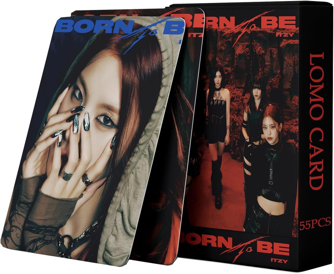 YutoYuto itzy Photocards Album born to be Photo Cards Gift Lomo Cards Merch for itzy Boys and Girls