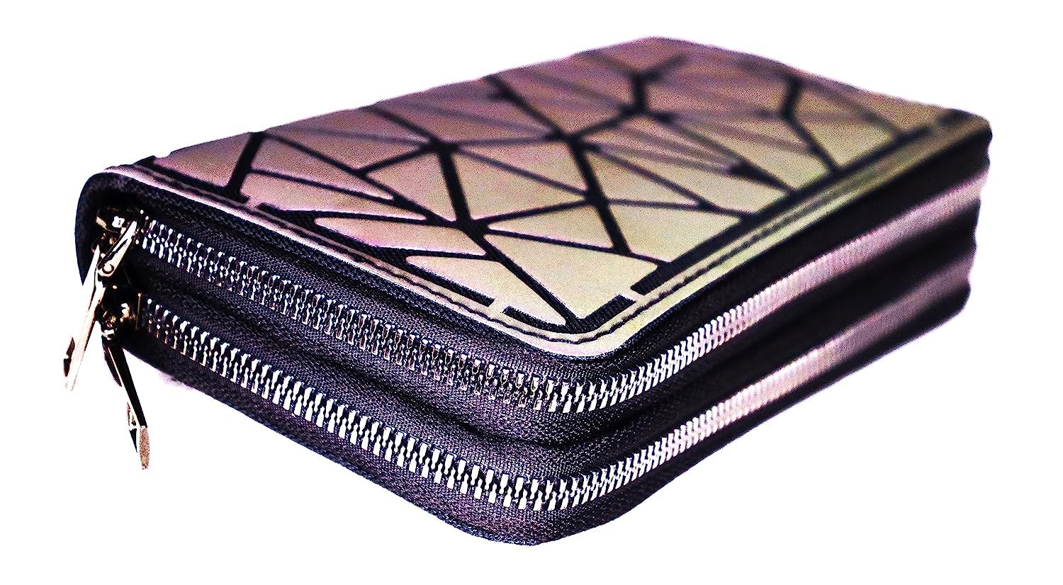 HIMAYAS Holographic Ladies Purse for Women Latest | Return Gifts for Women Wallets for Women Purse Gift for Girls Pack of 1 Size (8 x 4 x 2 Inches)-image-6