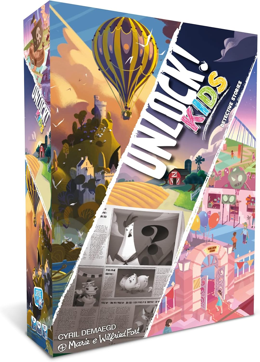 Asmodee - Unlock! Kids, Table Escape Room, 6+ Years, Italian Edition, 8763