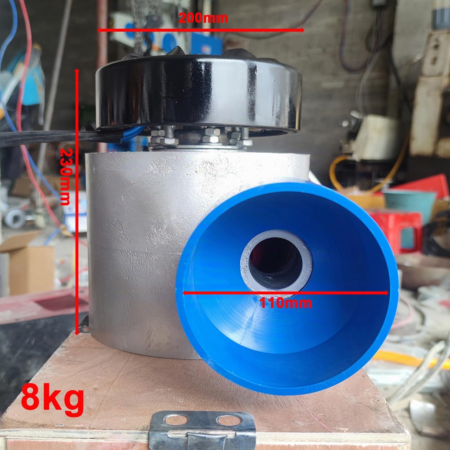 3000W Generador Hidroeléctrico Domésticos 220V Generador De Turbina Hidroeléctrica con Lastre Y Racor De Entrada De 110mm, 3500RPM Alternador Trifásico para Casa, Exteriores, Camping,3kw,220V