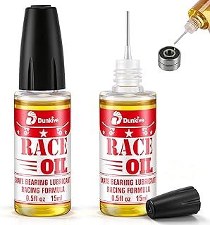 Skateboard Bearing Lube, Super Smooth Longboard Bearing Oil for Skateboards, Longboards, Scooters and Roller Skates (2 Pack)