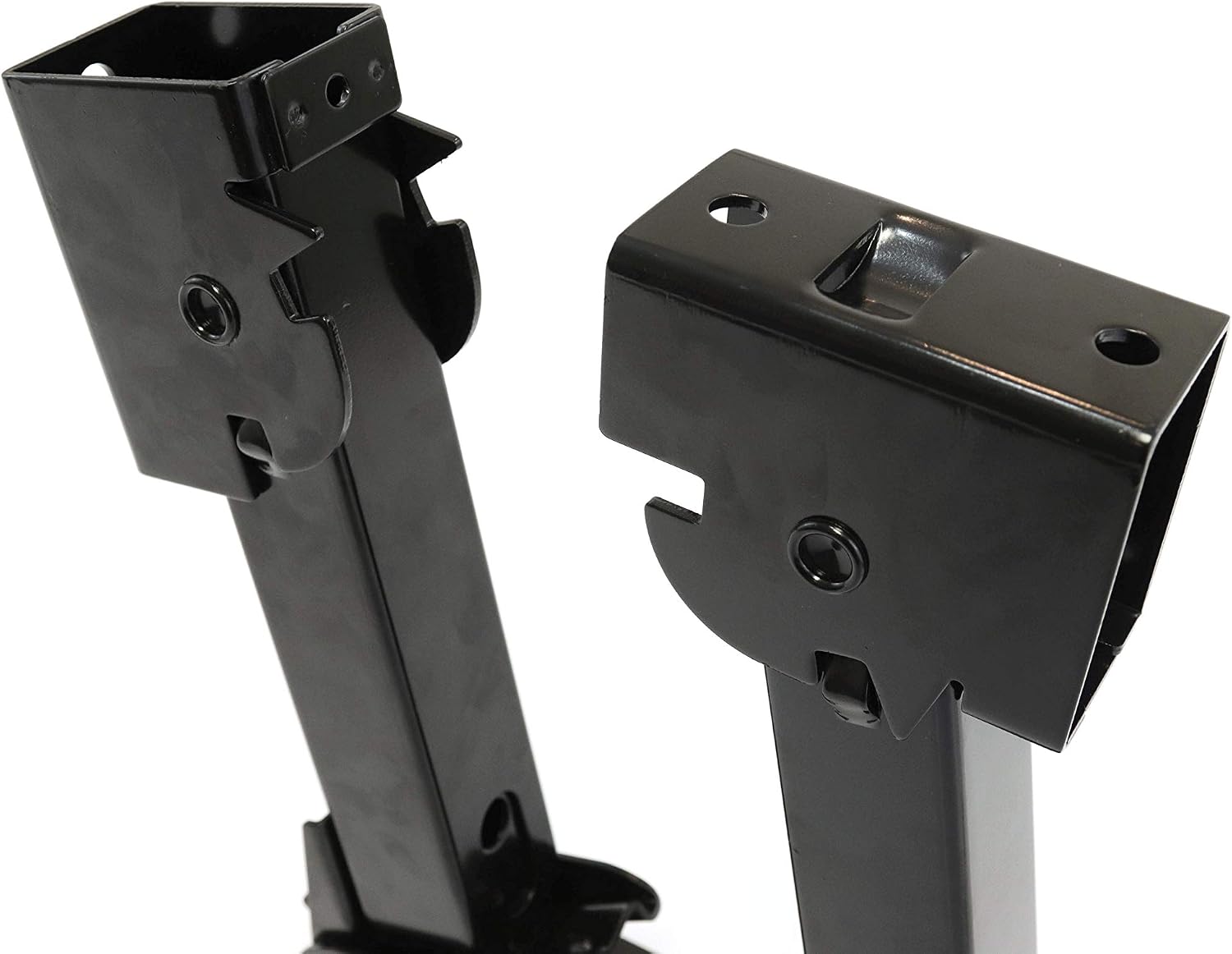 Red Hound Auto 4 Telescoping Folding Trailer Stabilizer Jacks Swing Down 1000 Lbs Support Capacity Each for RV Trailer Camper Includes Handle and Mounting Screws