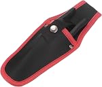 M METERXITY Garden Pruner Sheath, Portable Canvas Pruning Shears Sheath Plier Holder for Belt, Garden Scissors Case for Hand Pruner/Garden Shears/Clippers [Red-Black]