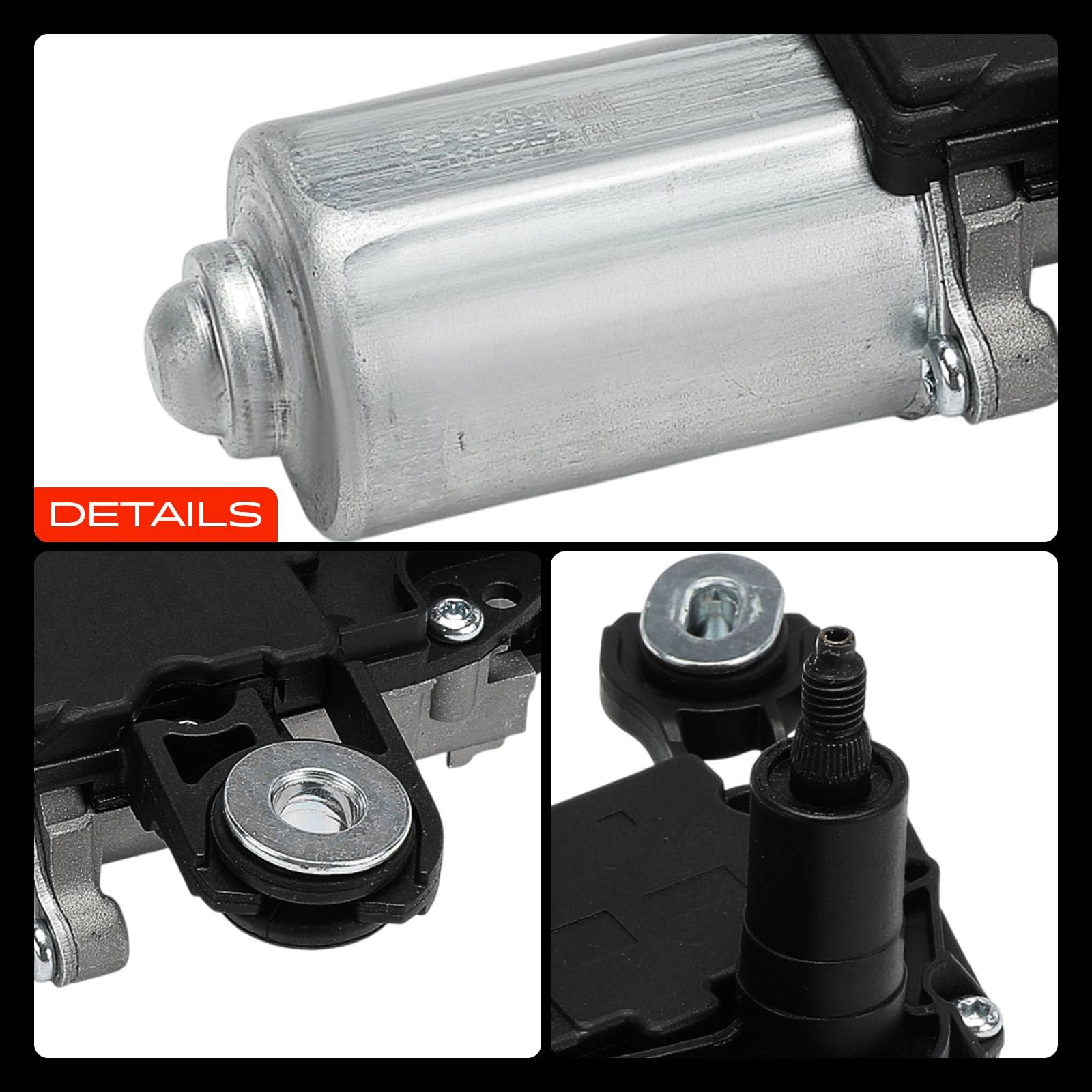 Frankberg Motor del limpiaparabrisas Trasera Compatible con Q3 F3B Q3 Sportback F3N Toledo IV KG3 O.c.t.a.v.i.a III 5E3 NL3 NR3 O.c.t.a.v.i.a IV NN3 NX3 PV3 Replace# 5E5955711B