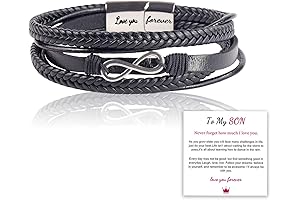 Infinity Leather Bracelet for Men: A Timeless Symbol of Strength and Style