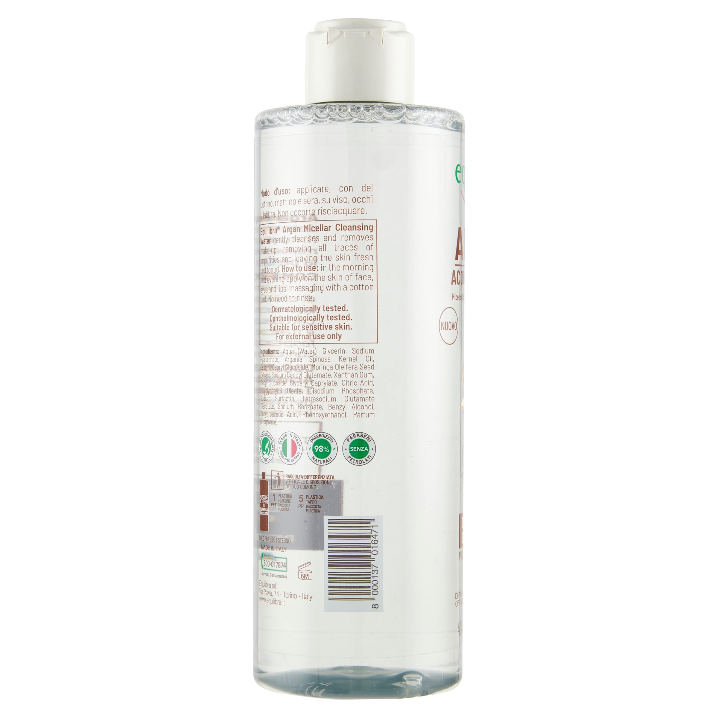 EQUILIBRA MICELAR WODA ARGAN