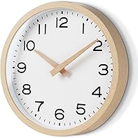 Vista 12 de AKCISOT Reloj de Pared Silencioso Sin Tic Tac Relojes de Pared Modernos Operados por Batería 10 Pulgadas, Reloj Clásico Pequeño Analógico Decorativo