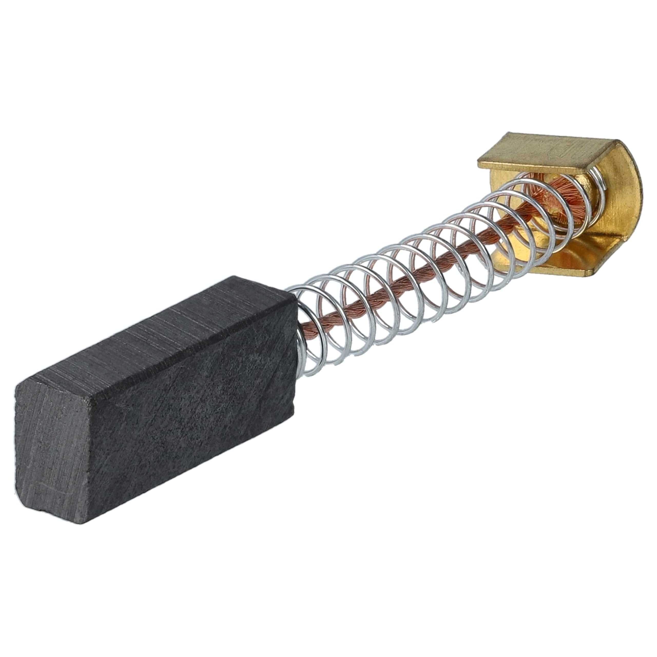 vhbw 2x spazzola carbone 6 x 9 x 20mm compatibile con Kirby Sentria II, Sentria F-Style macchina da cucire