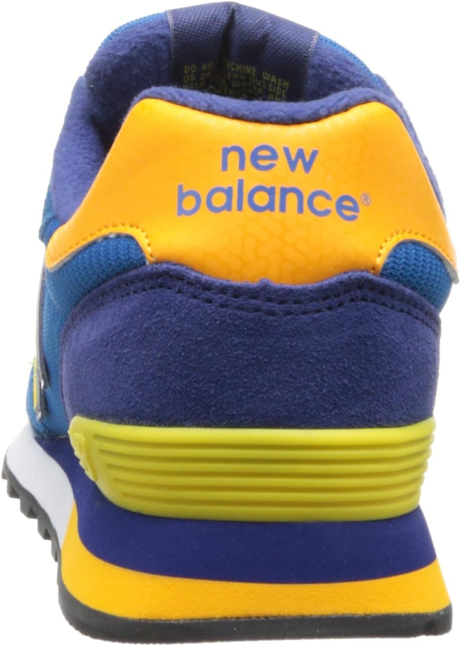 New Balance Men's Ml515 Sneaker 46.5 EU Wide Blue/Yellow