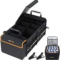 HEYTRIP Sturdy Trunk Organizer With Leakproof Cooler Bag, 2 Adjustable