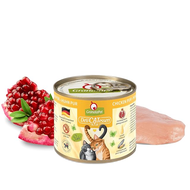 Foto 2 de 5 de GranataPet Delicatessen Pollo Pur, Comida húmeda para Gatos, pienso sin Cereales y sin azúcares