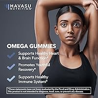 Vista 4 de Gomitas Omega 3 6 9 + DHA para adultos, alternativa al aceite de pescado a base de plantas con aceite de semilla de chía y algas, apoya la función