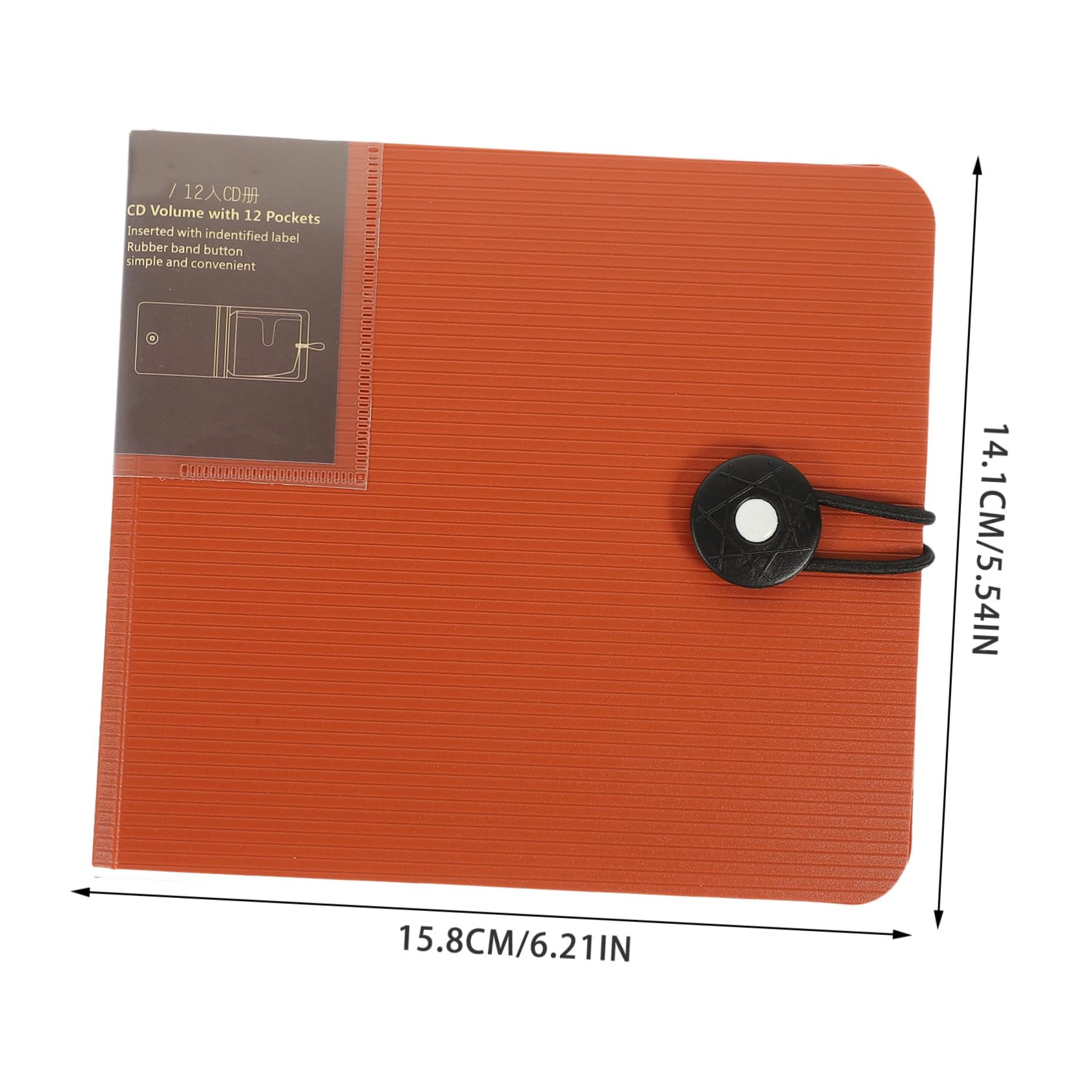 Alipis CD Storage Case Capacity Dvd Binder Bag CD Holder with Protective Design for Home Travel and Organization