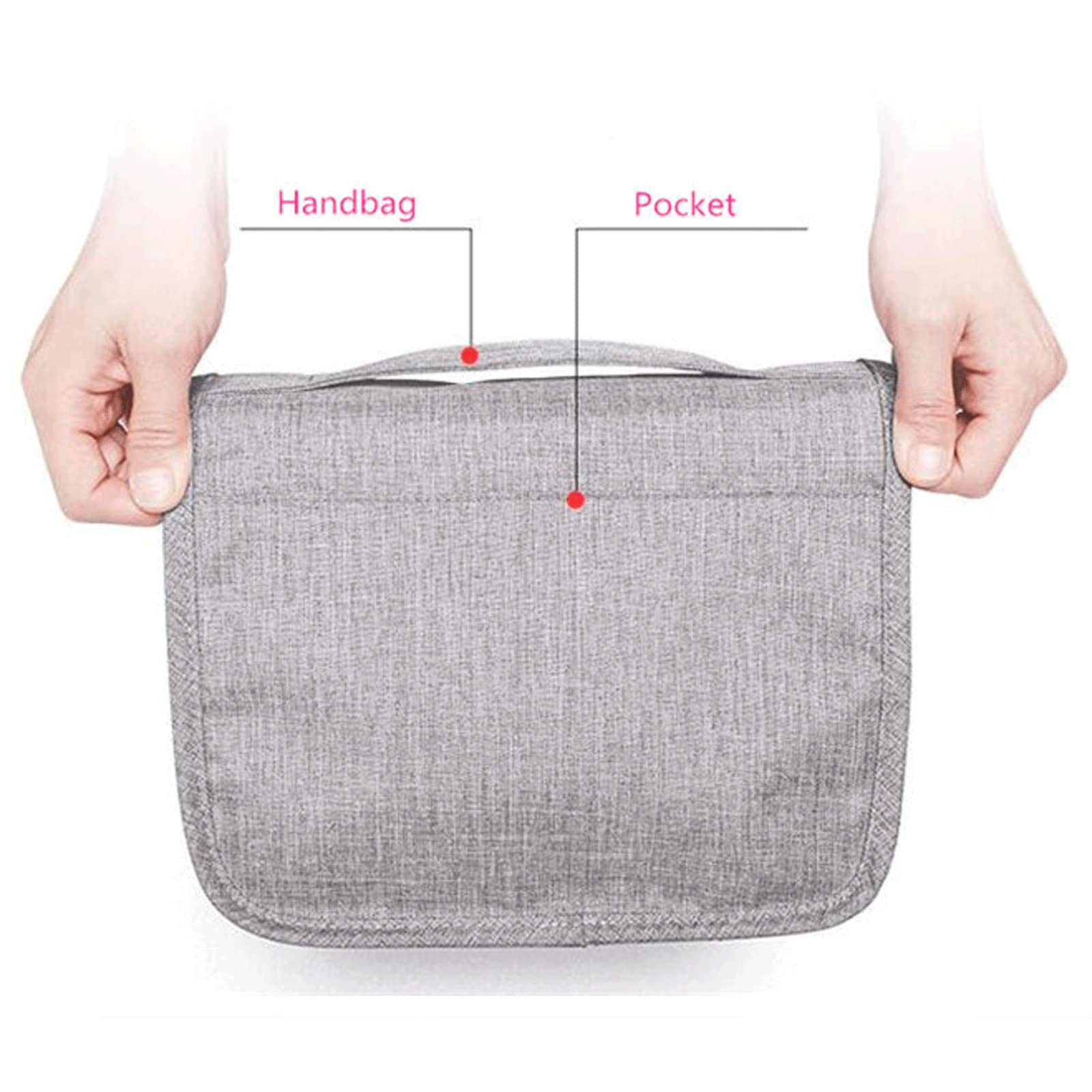 DieffematicHZB Kosmetyczka Multifunctional hook travel bag waterproof toiletries storage bag Universal Travel Makeup Bag Makeup storage bag (Color : Blu)