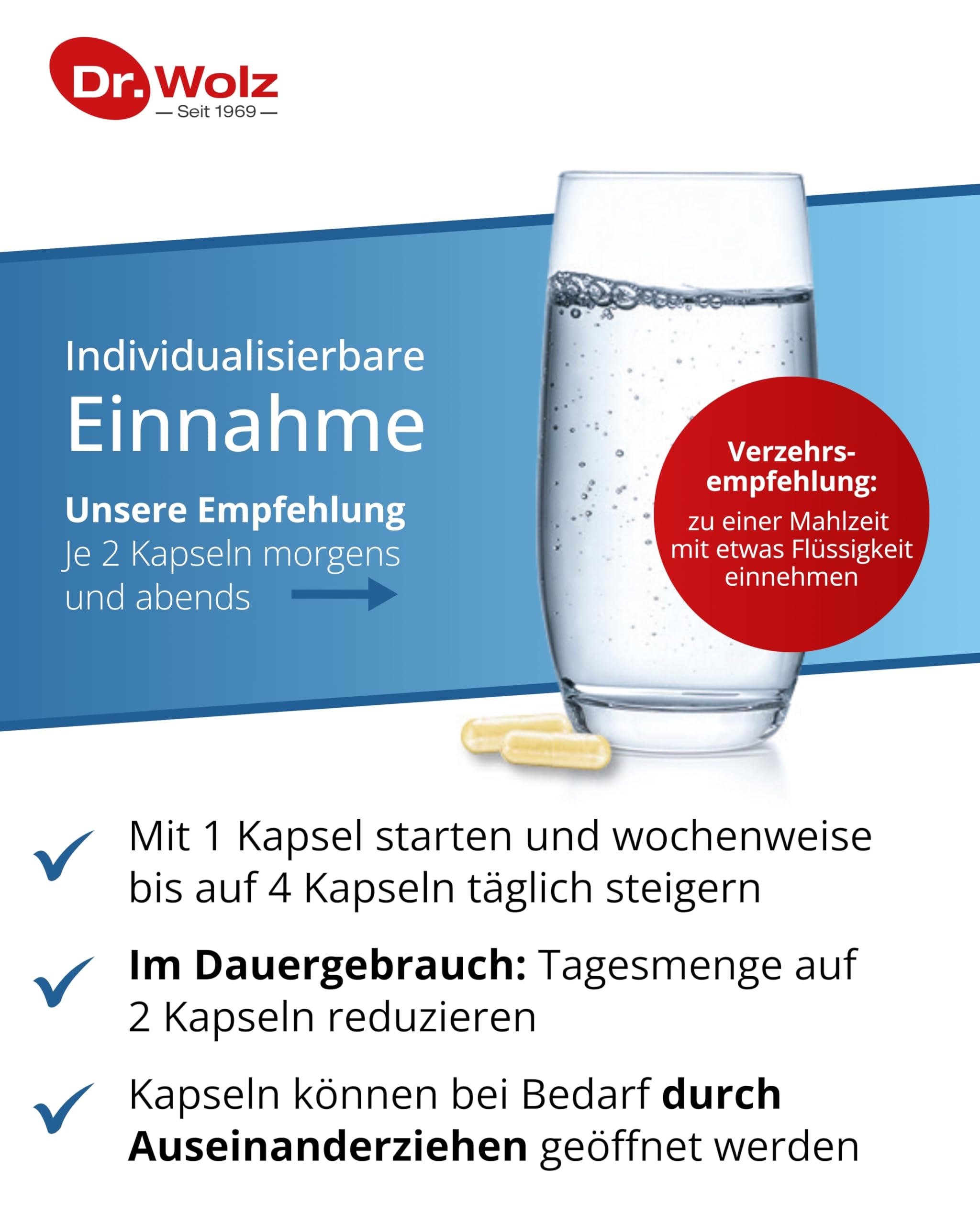 Dr. Wolz Darmflora plus select* - 80 Kapseln hochdosiert - 8 Milchsäurebakterien-Stämme - 48 Mrd Bakterienkulturen pro Tag - Kulturen Komplex für Darmschleimhaut & Immunsystem - Darm-Kur* - vegan
