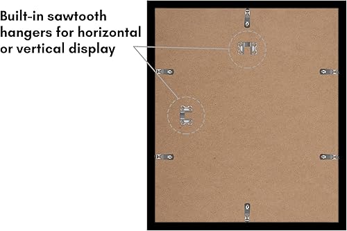 Vista 110 de Americanflat Portarretratos de 5 x 6 pulgadas con plexiglás pulido, juego de 5 portarretratos de 2 x 3 pulgadas con paspartú o para fotos de 5 x 6