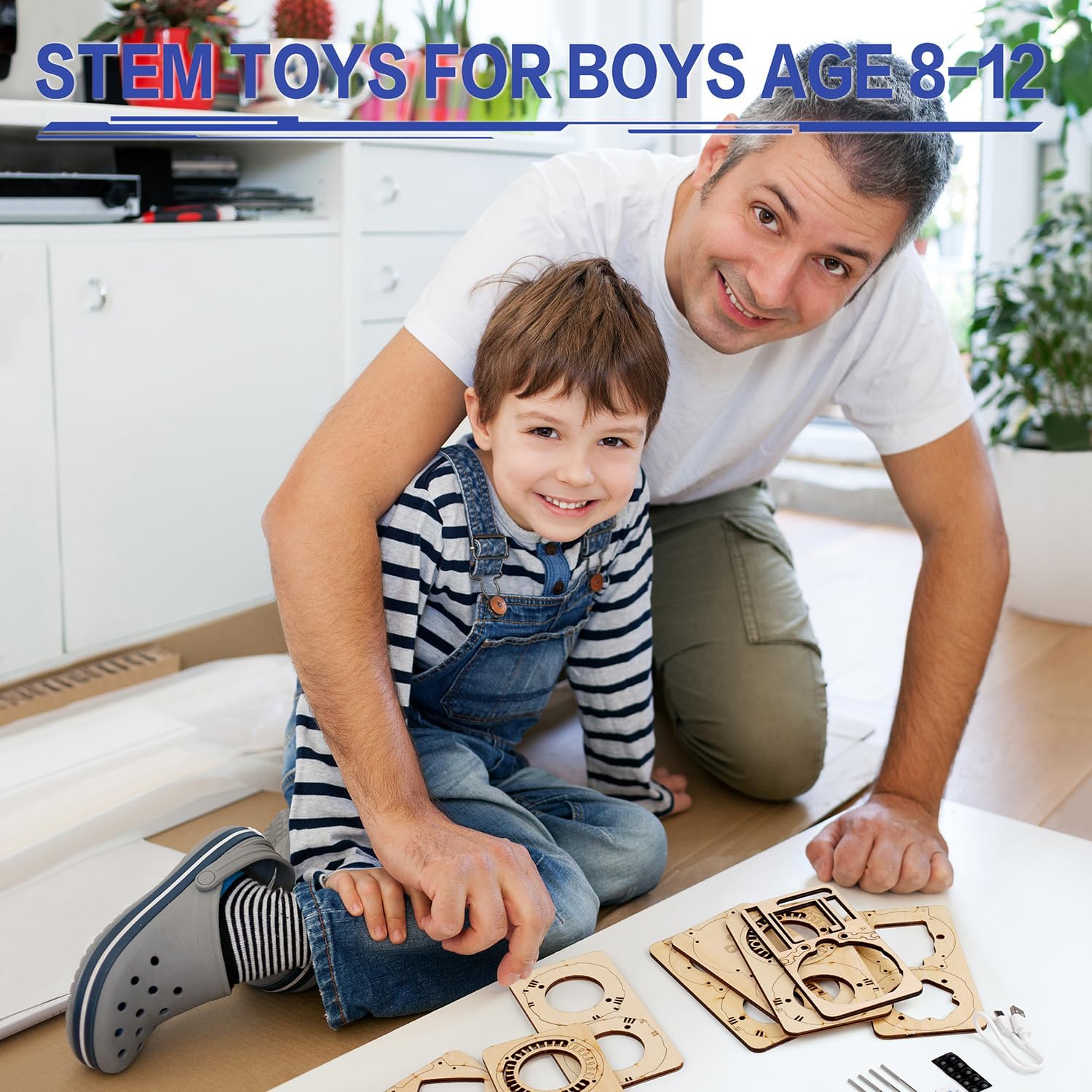 STEM DIY Bluetooth Speaker Kit - STEM Engineering Toys for Kids Ages 8-16. Build Your Own Portable Speaker with Rechargeable Battery. Educational Birthday Gift for Teens, Boys & Girls.