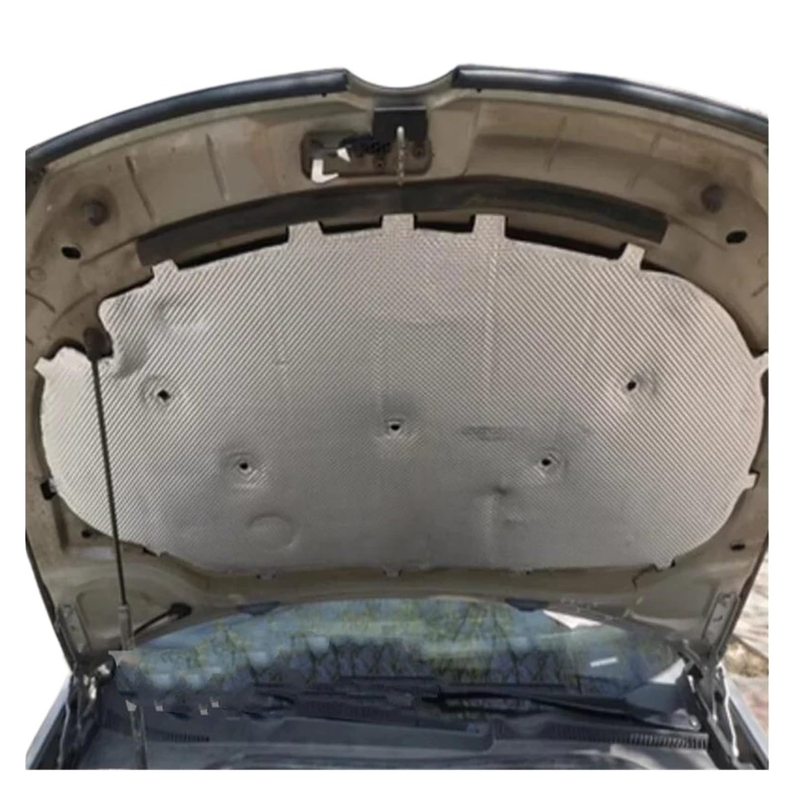FrontHood Engine Mat Pad Cover for Golf MK4 MK6 MK7 Front Hood Engine Sound Insulation Pad Cotton Soundproof Cover Thermal Heat Mat(G6 D)