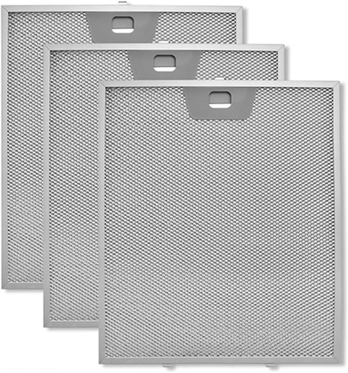 3PCS WB02X24871 Range Hood Grease Filter，Compatible For GE，JVW5361SJSS JVW5361EJ1ES JVW5361EJES Range Hood Mesh Cover Replacement Parts