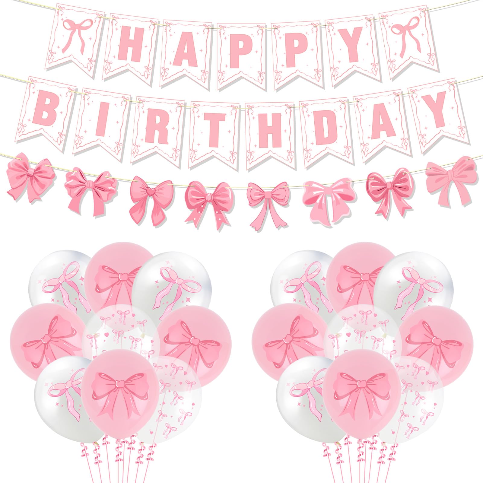 Decoracion Cumpleaños Rosa Decoraciones De Cumpleau00f1os Con Lazo