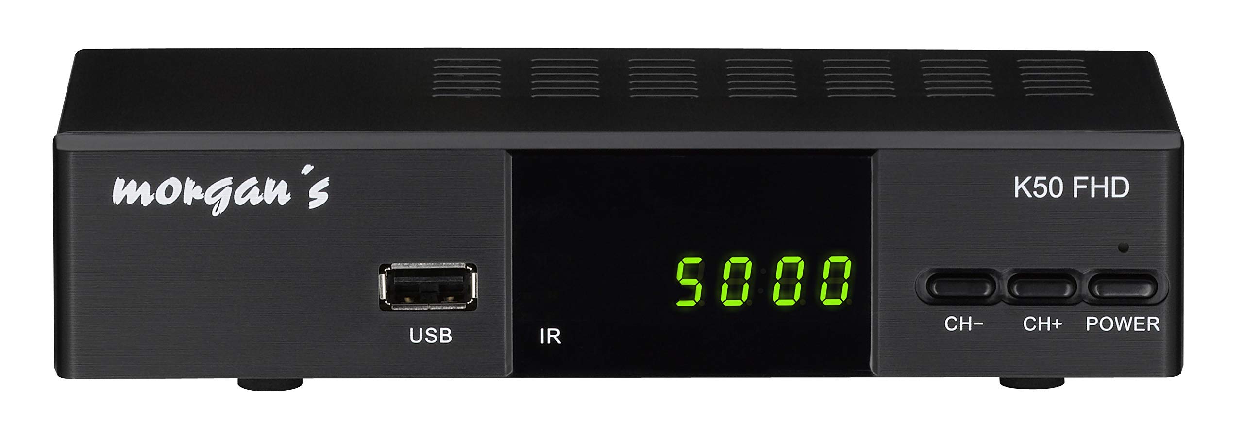 Morgan`s K50 FHD digitaler Full HD Kabel-Receiver - USB Aufnahme Funktion & Timeshift, Umstieg Analog auf Digital, (HDTV, DVB-C / C2, HDMI, Scart, Mediaplayer, USB, 1080p), [automatische Installation]