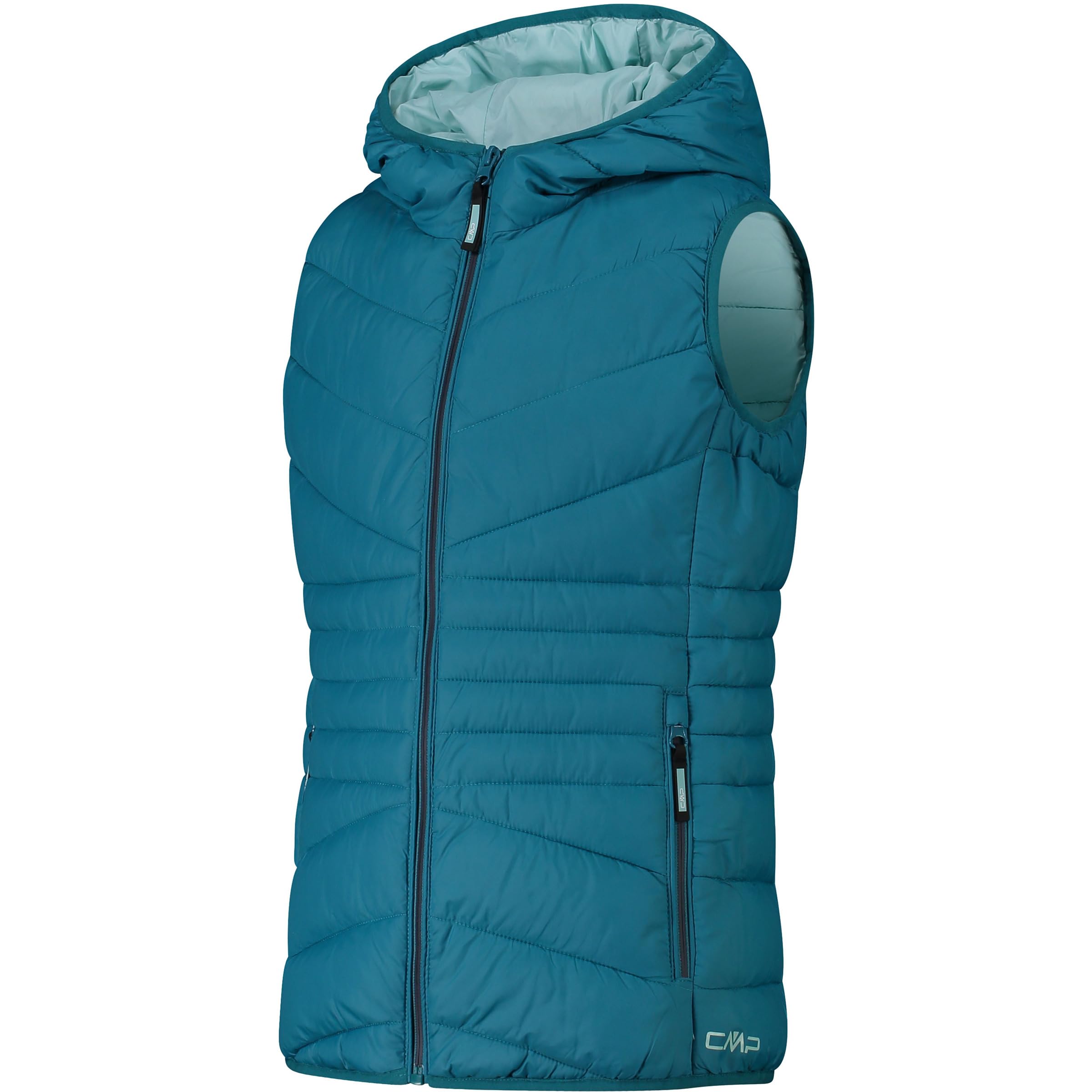 CMP Gilet Da Bambina In Nylon Con Cappuccio Fisso Vest Unisex - Bambini e ragazzi