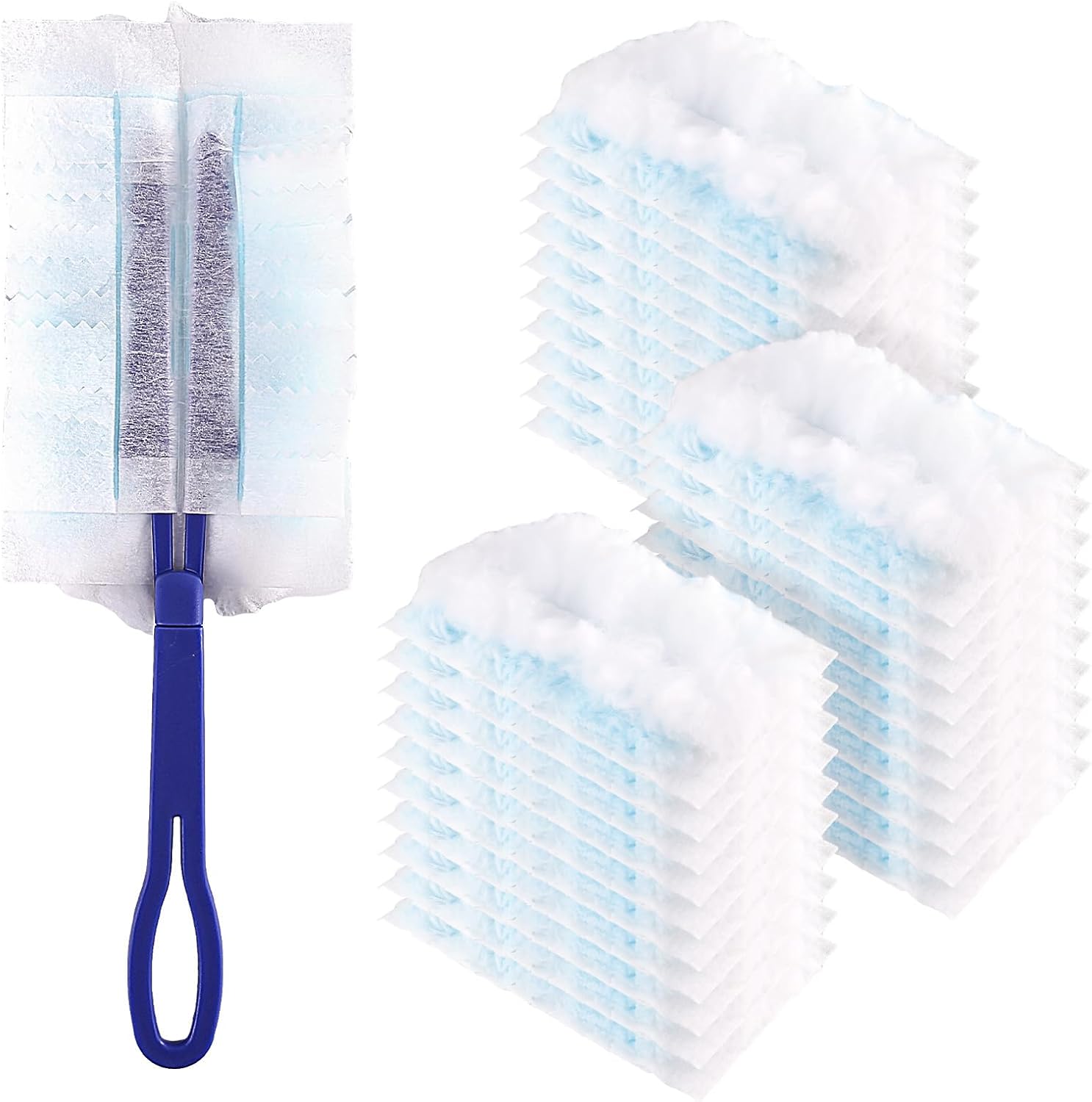 WDMT Servietten Nachfüllpack - 100 Stück Weiß, 12,5x8cm - Für Alle Standard-Serviettenspender