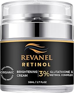 Complejo de retinol y crema de glutatión al 3...
