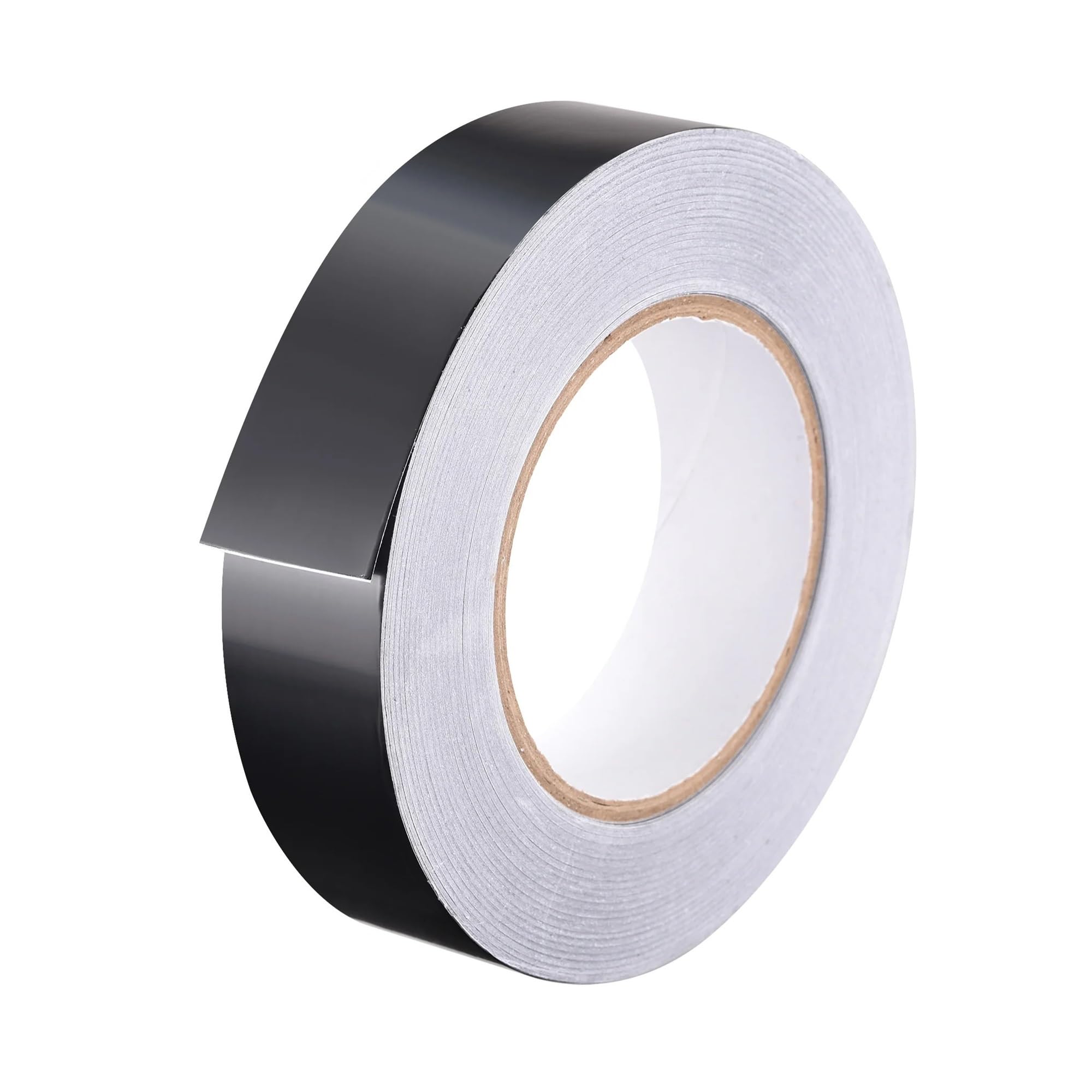 Rotolo di nastro in foglio di alluminio, Nastro isolante in foglio di alluminio autoadesivo nero for sigillatura ad alta temperatura 10-55 mm | 55mm