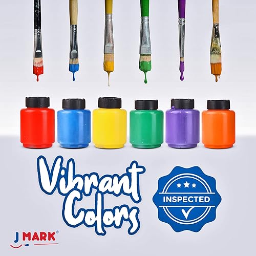 Vista 11 de J MARK Juego completo de pintura de dedos lavable para niños, herramientas de pintura de esponja, almohadilla de pintura para dedos grandes