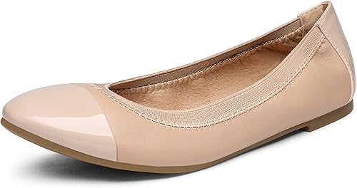 DREAM PAIRS Zapatos planos de bailarina Sole-Flex para mujer