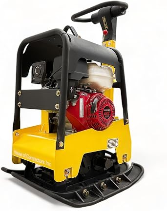 HOC C3050 REVERSIBLE PLATE COMPACTOR 21 X 28 INCH COMPATIBLE WITH HONDA GX270 9 HP ENGINE 6856.67 LBF - ASSEMBLED IN NORTH AMERICA