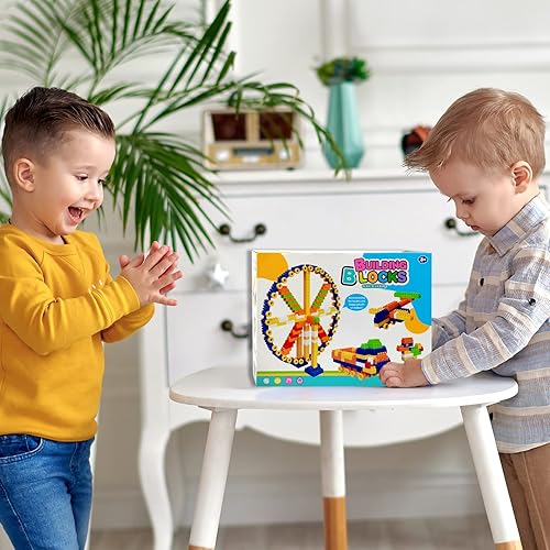 Miniatura 6 de ONONCE Building Block Toys for Toddler, 250 Pieces Kids Toddler Preschool Educational Toys for Kids Age 3 4 5, Sensory Montessori Toys Kit,Gift
