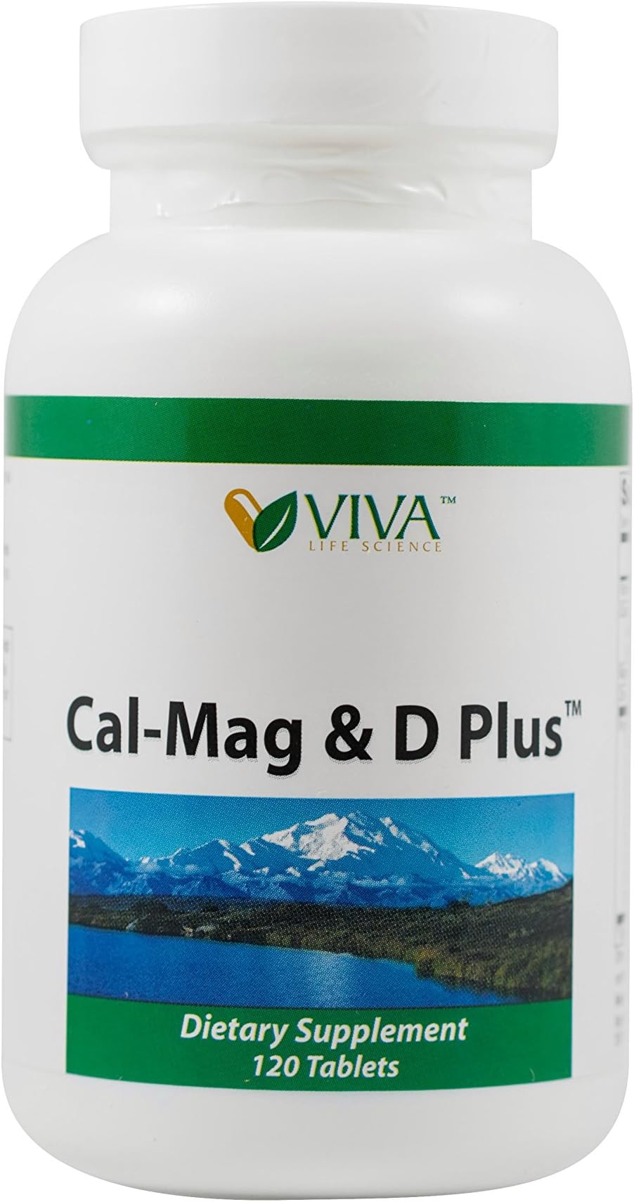 Viva Life Science-Cal-Mag & D Plus, 120 Tablets