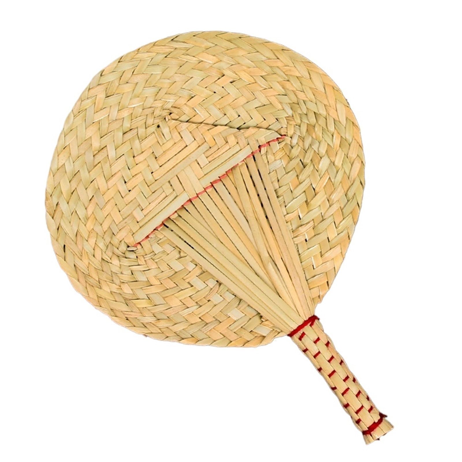 Bamboo Woven Fan, Wheat Straw Hand Shaking Fan, Multiple Sizes For Party Home Outdoor Decor(SIZE 7)