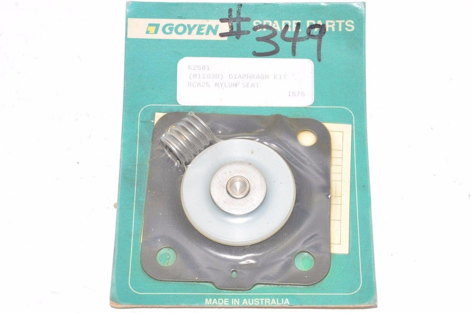 Geniune Goyen Diaphragm Kit K2501