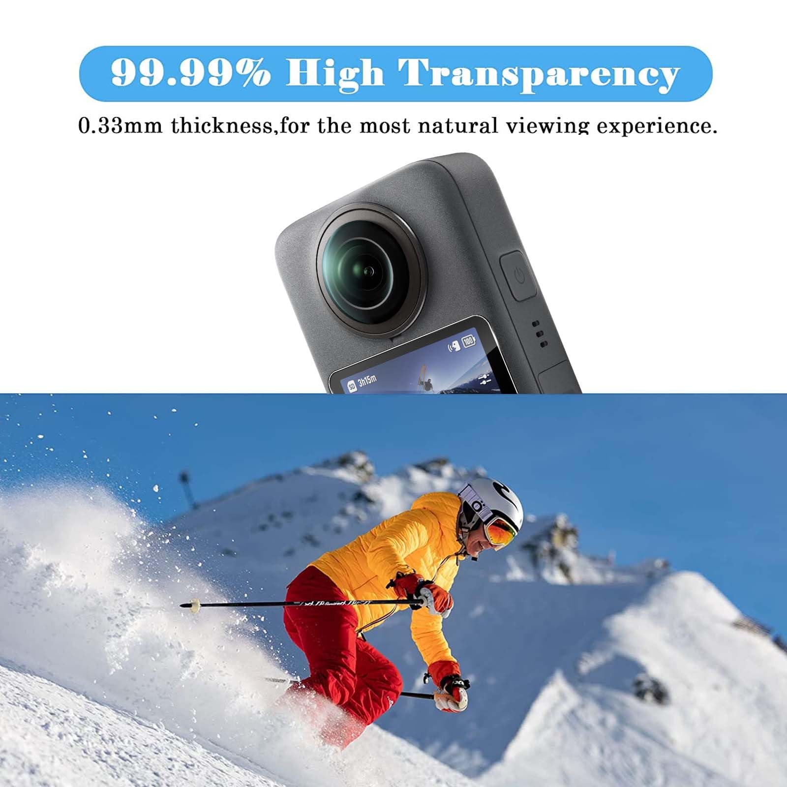 QULLOO Screen Protector For DJI RC Pro 2, Pack Of 2 Screen Protectors For DJI Mavic 4 Pro Remote Control Accessories, 9H Hardness Protection Glass Film Anti-Scratch Ultra Clear Screen Protector - View #9
