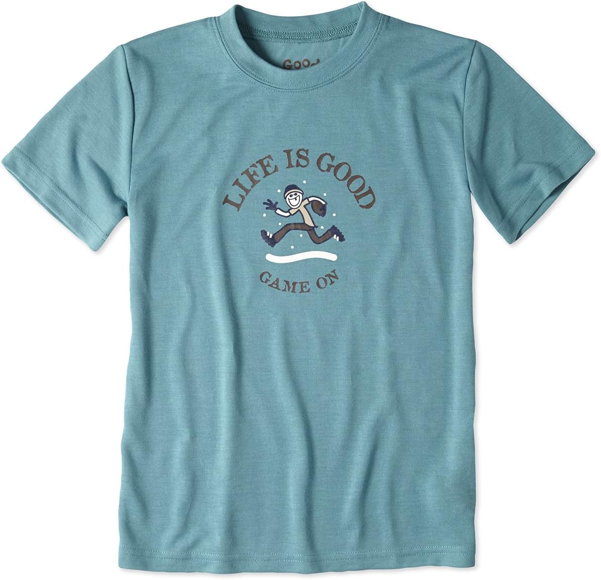 Life is good Boy's Sleep Tee (Turquoise Blue)