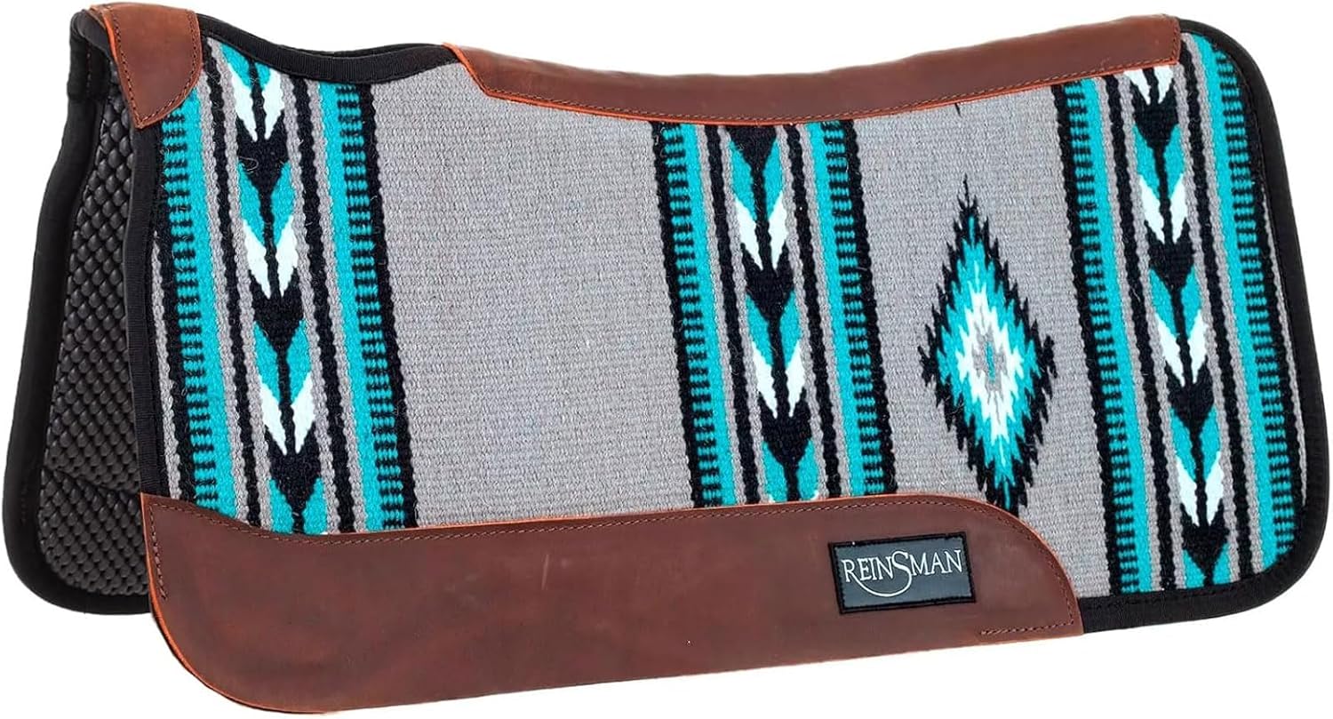 Reinsman APEX Ranahan Tacky Too Soft Breathable Non-Slip Shock-Absorbing Fleece-Lined Moisture-Wicking Contoured Back Protection Horse Riding Saddle Pad