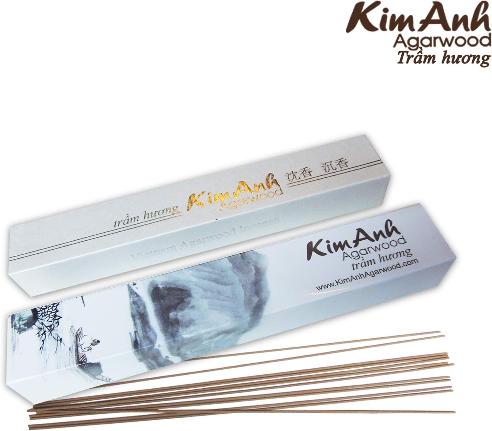 Incense Sticks Grade B -Vietnam Agarwood Aligawood Aloeswood Incense Sticks - Premium Incense Sticks - Meditation oudh Incense Sticks – Tibetan Incense Sticks 20g, 110 Sticks