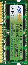 4GB DDR31600MHz Laptop RAM|Notebook RAM (Memory) SO-DIMM |CL-11 | PC3-12800 |2Rx8 Dual Rank |Made in India| -3 Year Warranty