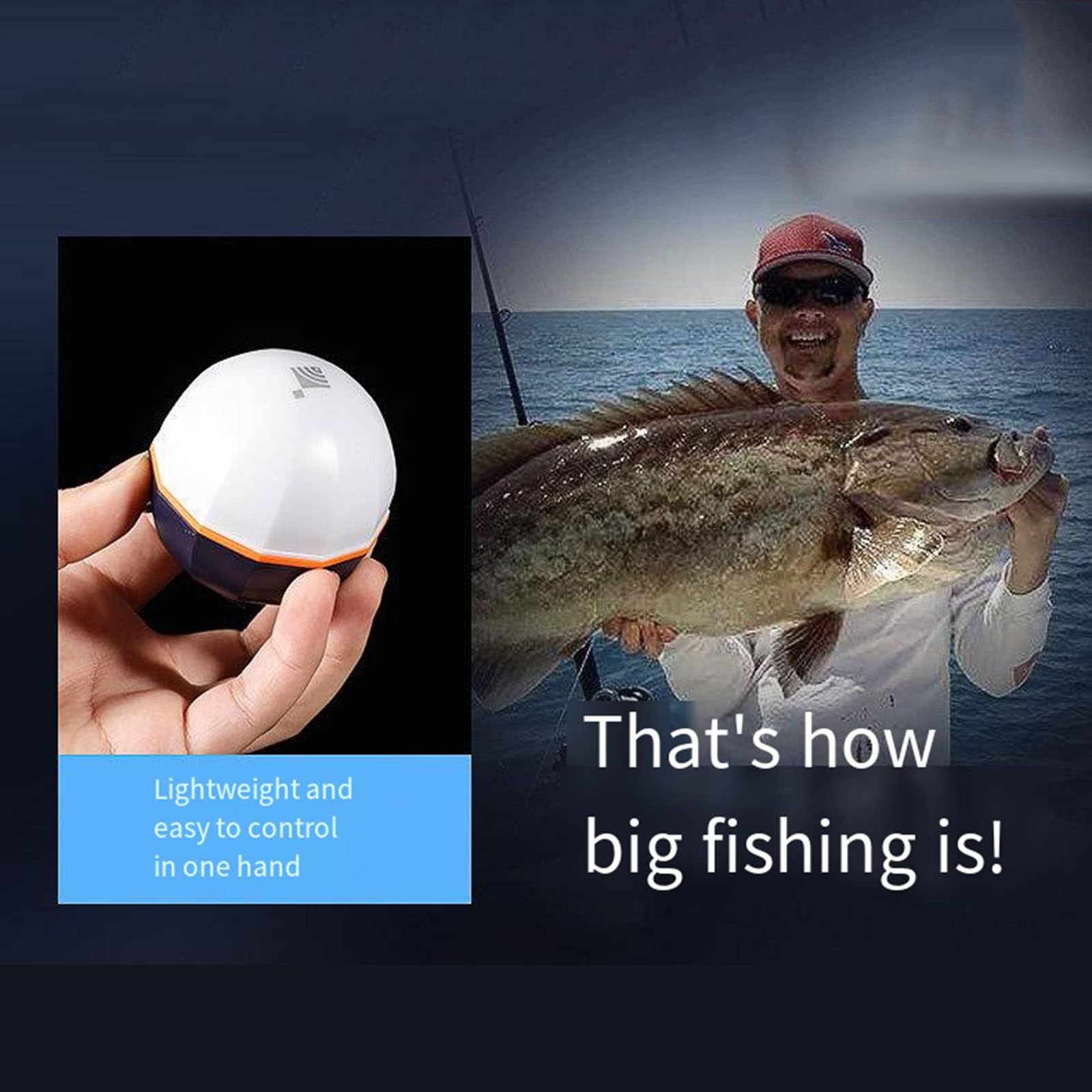 Sonar intelligent détecteur de poisson capteur sans fil Rechargeable 50M profondeur d'eau écho sondeur pêche pour appât bateau carpe pêche
