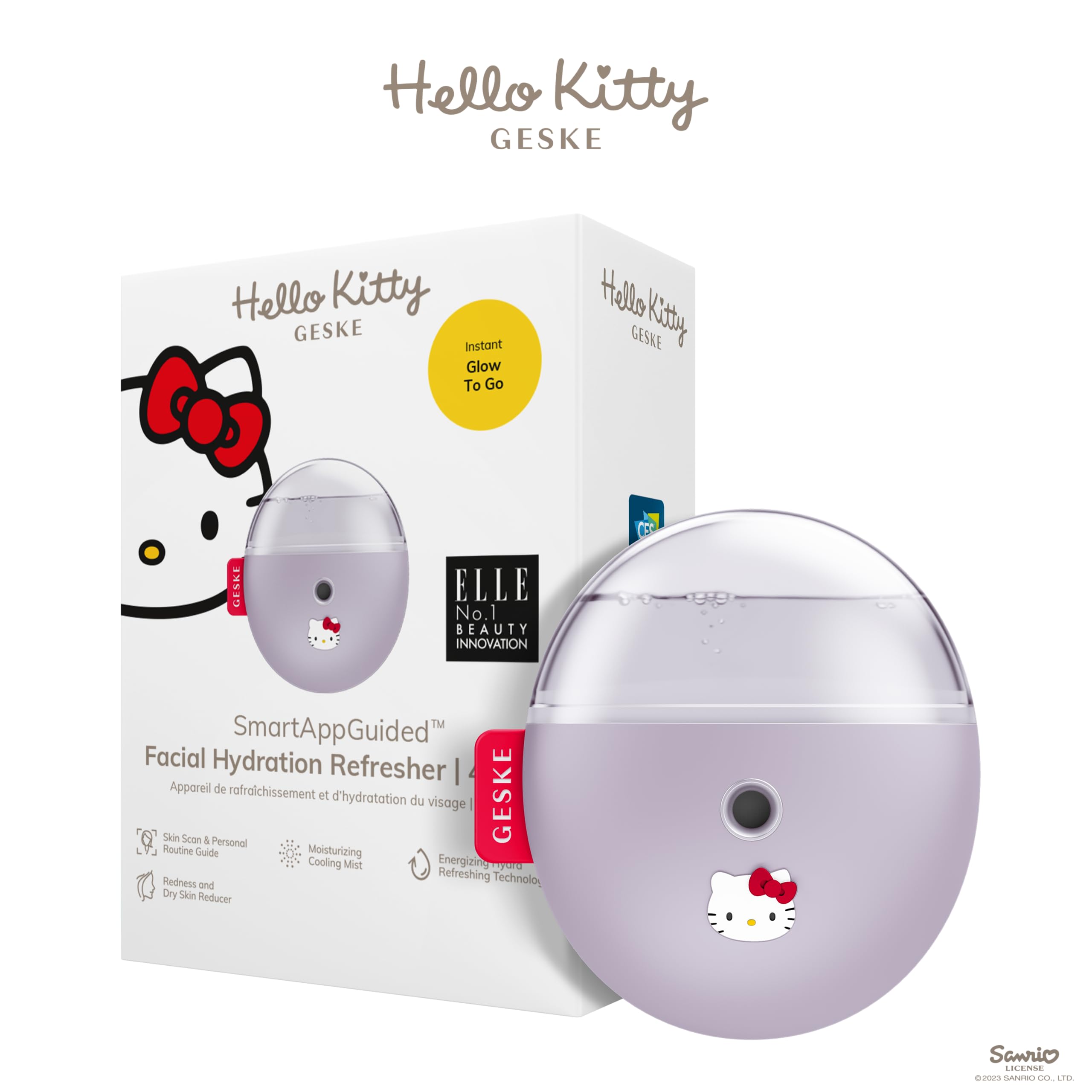 Amazon.co.jp: GESKE Hello Kitty Facial Hydration Refresher | 4 in