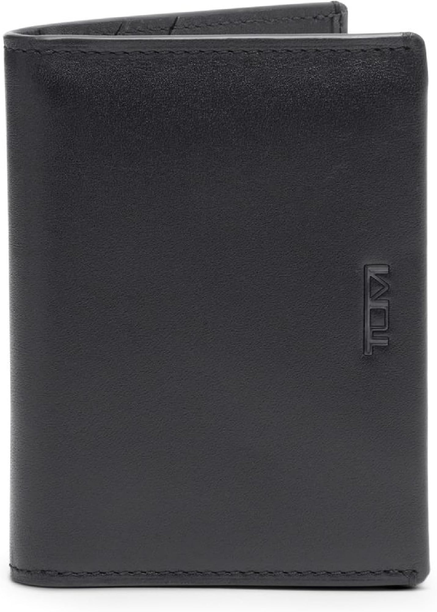 TUMI - Nassau L-Fold - Card Holder Wallet for Men & Women - With ID Window - Nappa Leather Material - Black Smooth