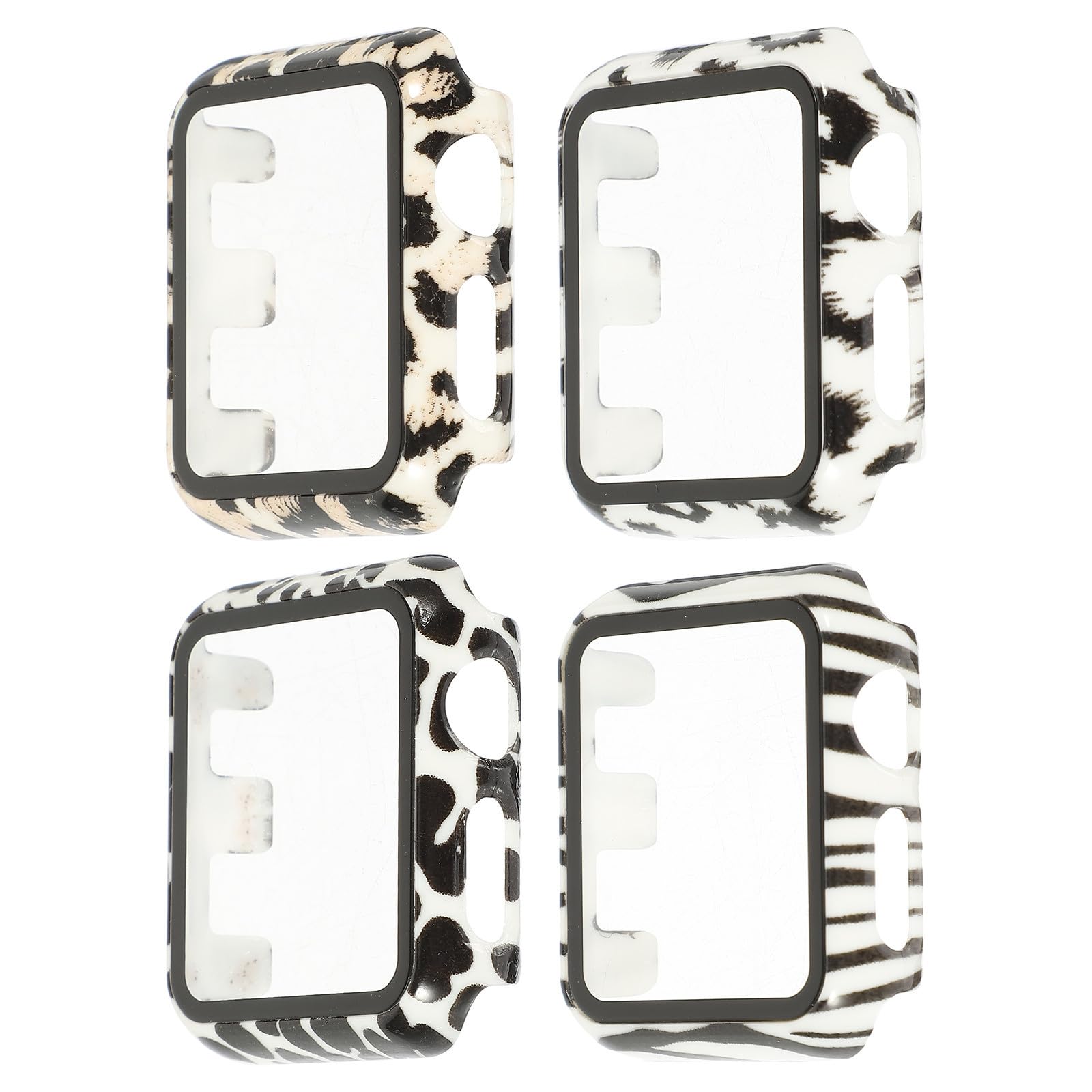 jojofuny 20pezzi Cover Rigida Con Pellicola Protettiva Temperato Per Protezione Completa Con Design Moderno e Pattern Accattivanti Leopardo Mucca Zebra