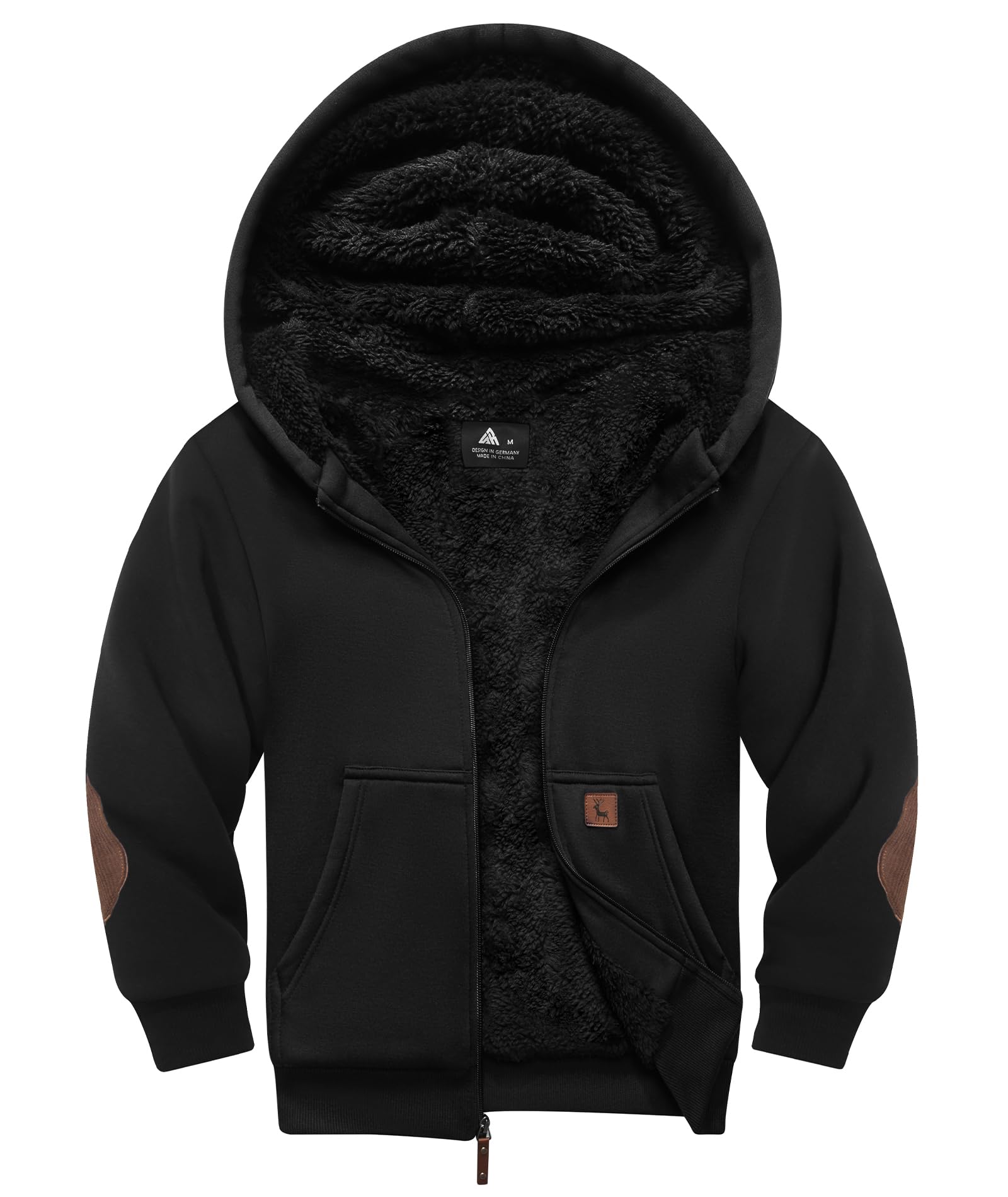 Boys Zip Up Hoodie Kid Hooded Jacket
