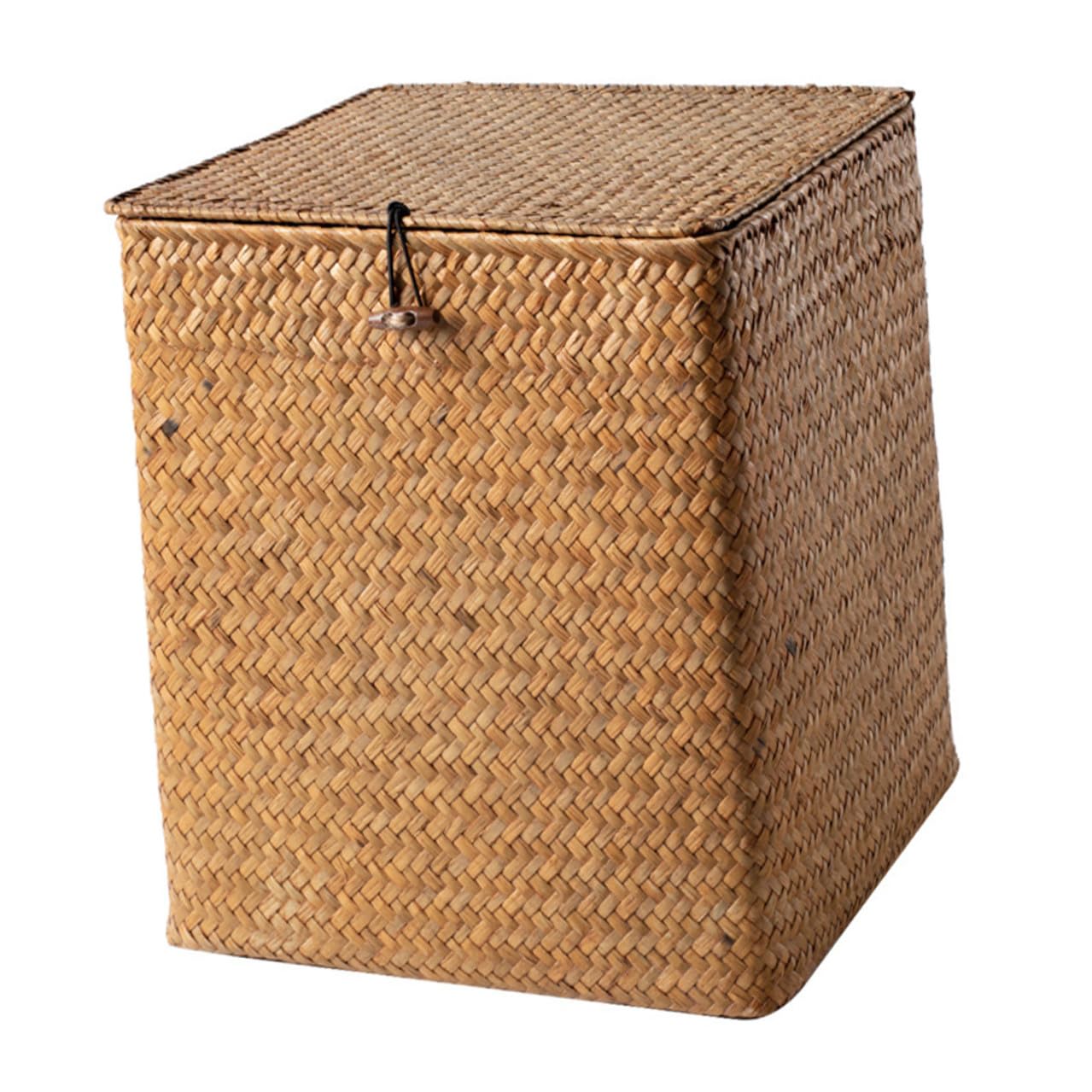 Panier de pique-niques tressé paille naturelle panier de rangement à main