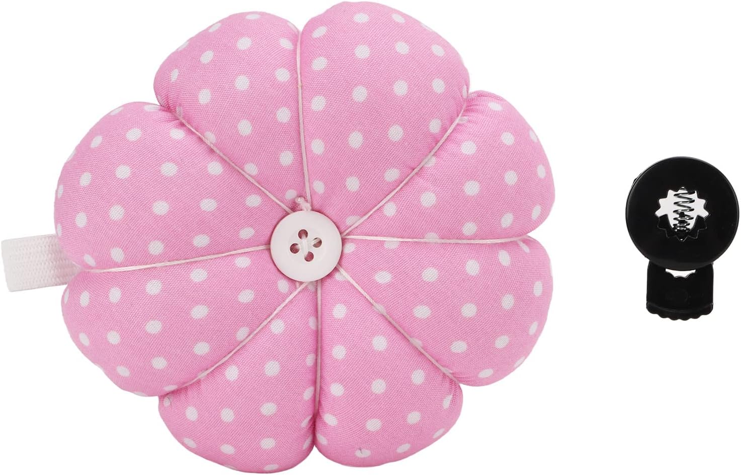 Wrist Pin Cushion, Unique Design Wrist Pin Cushions Sewing Needle Pincushions High Efficiency Fabric Pin Cushion Wrist for Needlework for Sewing for DIY (Pumpkin needle insert